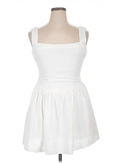 Pre-owned Cider Casual Dress In White
