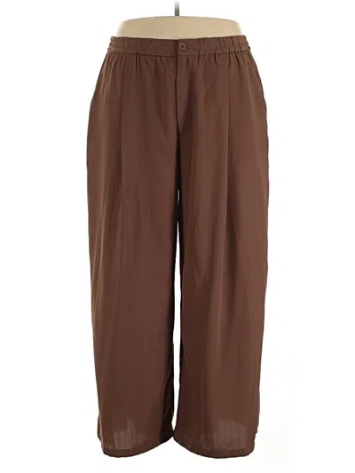 Pre-owned Cider Casual Pants In Brown