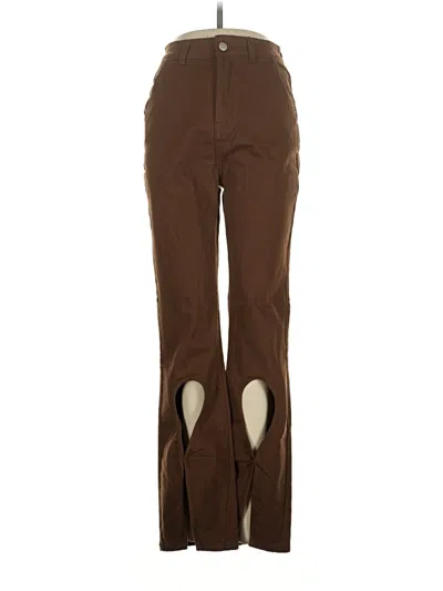Pre-owned Cider Casual Pants In Brown