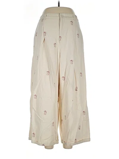 Pre-owned Cider Casual Pants In Ivory