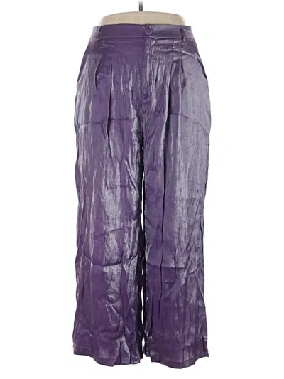 Pre-owned Cider Casual Pants In Purple