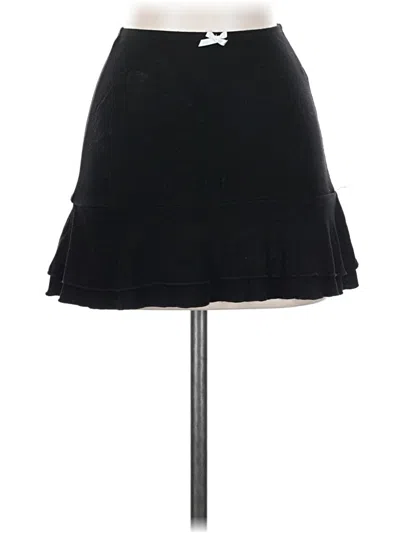 Pre-owned Cider Casual Skirt In Black