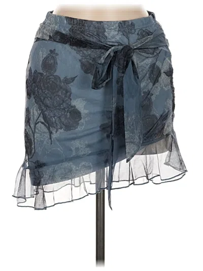 Pre-owned Cider Casual Skirt In Blue