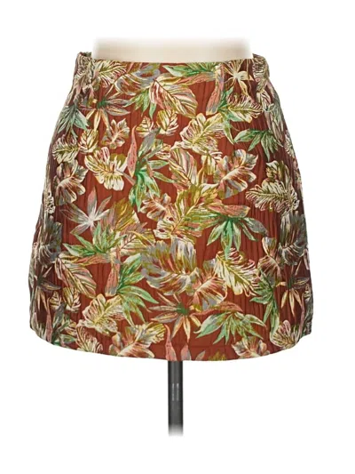 Pre-owned Cider Casual Skirt In Brown