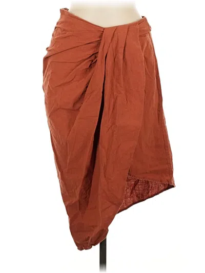 Pre-owned Cider Casual Skirt In Brown