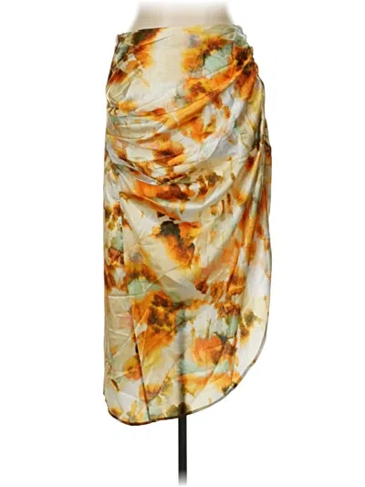 Pre-owned Cider Casual Skirt In Gold