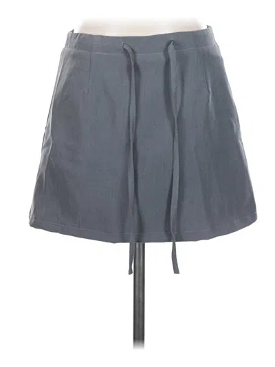 Pre-owned Cider Casual Skirt In Gray