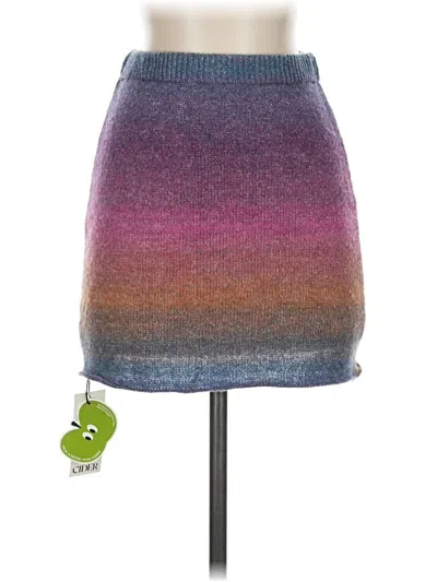 Pre-owned Cider Casual Skirt In Purple