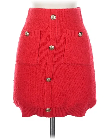 Pre-owned Cider Casual Skirt In Red