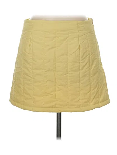 Pre-owned Cider Casual Skirt In Yellow
