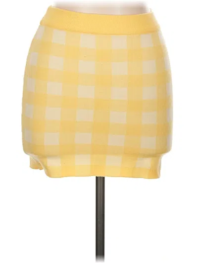 Pre-owned Cider Casual Skirt In Yellow