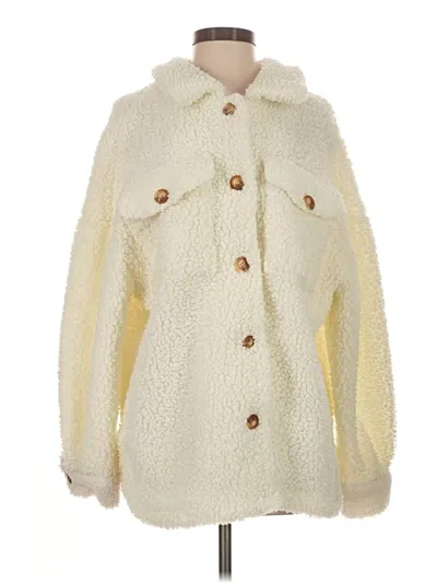 Pre-owned Cider Coat In Ivory