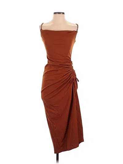 Pre-owned Cider Cocktail Dress In Brown