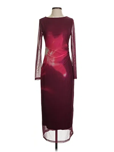 Pre-owned Cider Cocktail Dress In Burgundy