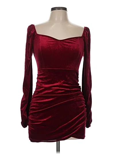 Pre-owned Cider Cocktail Dress In Burgundy