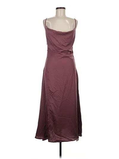 Cider Cocktail Dress In Burgundy