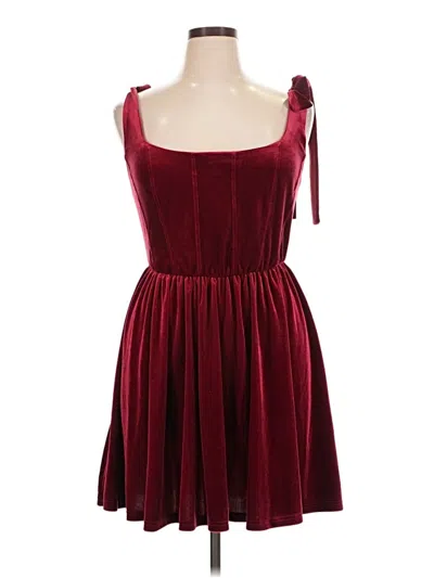 Pre-owned Cider Cocktail Dress In Burgundy