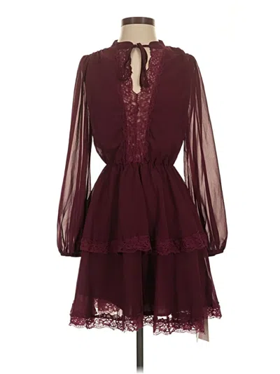 Cider Cocktail Dress In Burgundy