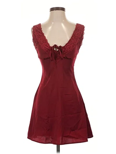 Pre-owned Cider Cocktail Dress In Burgundy