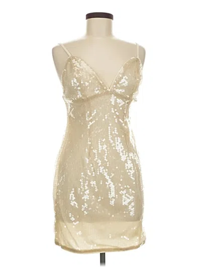 Pre-owned Cider Cocktail Dress In Gold
