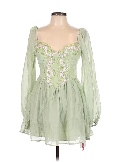 Pre-owned Cider Cocktail Dress In Green
