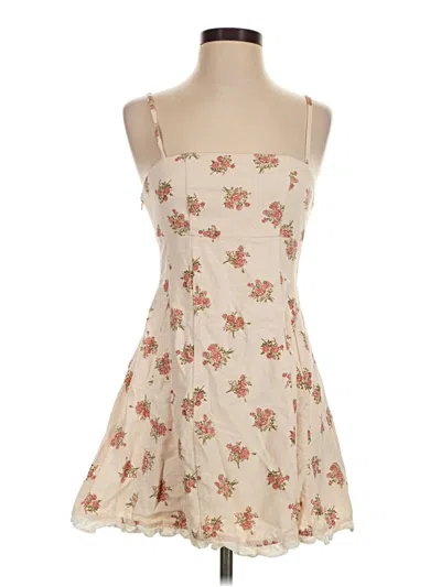 Pre-owned Cider Cocktail Dress In Tan