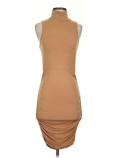 Pre-owned Cider Cocktail Dress In Tan