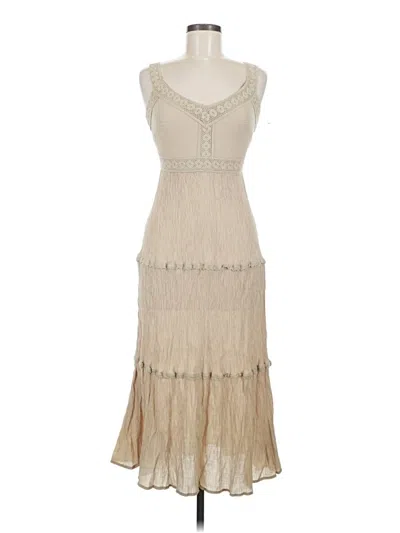 Pre-owned Cider Cocktail Dress In Tan