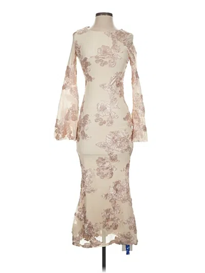 Pre-owned Cider Cocktail Dress In Tan