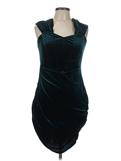 Pre-owned Cider Cocktail Dress In Teal