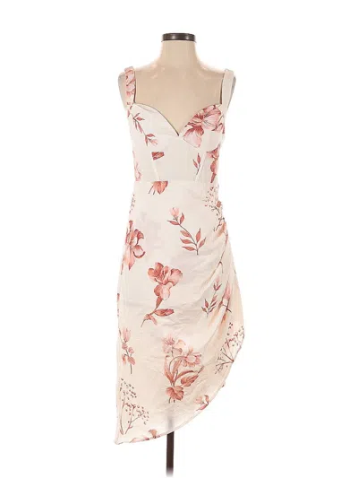 Pre-owned Cider Cocktail Dress In White