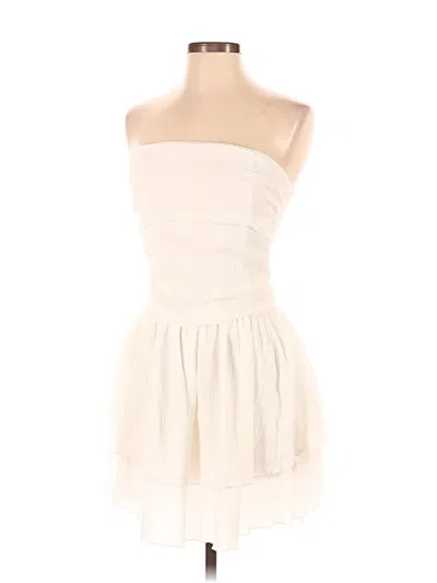 Pre-owned Cider Cocktail Dress In White