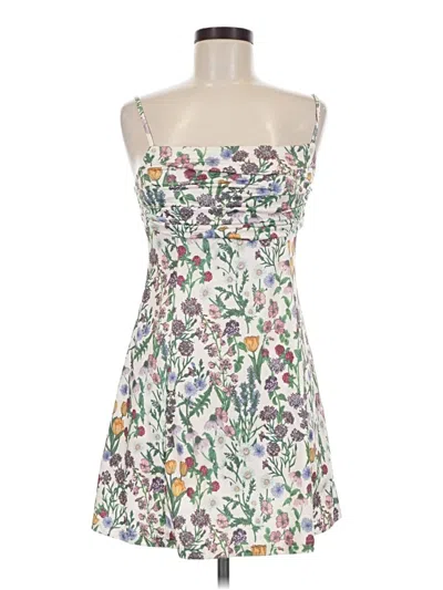 Pre-owned Cider Cocktail Dress In White