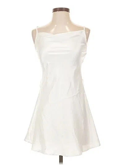 Pre-owned Cider Cocktail Dress In White