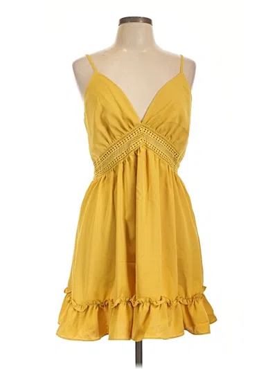 Pre-owned Cider Cocktail Dress In Yellow