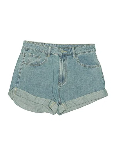 Pre-owned Cider Denim Shorts In Blue