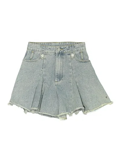 Pre-owned Cider Denim Shorts In Blue