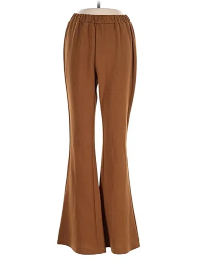 Pre-owned Cider Dress Pants In Brown
