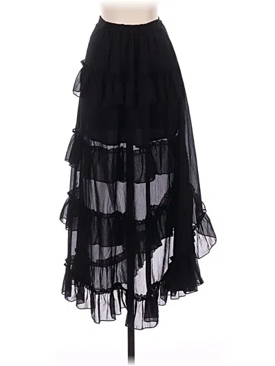 Pre-owned Cider Formal Skirt In Black