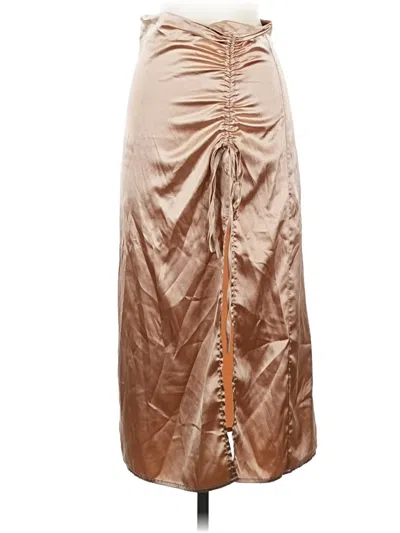 Pre-owned Cider Formal Skirt In Gold