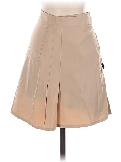 Pre-owned Cider Formal Skirt In Tan