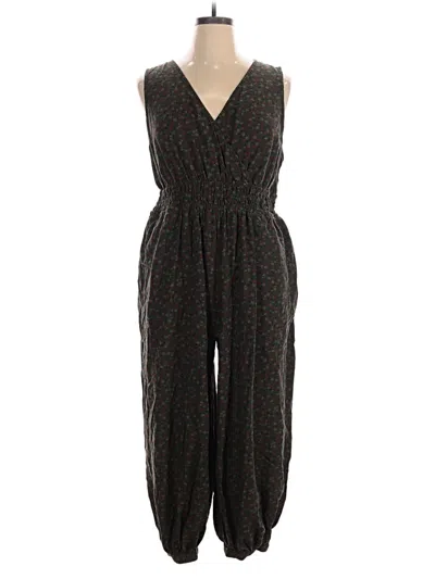 Pre-owned Cider Jumpsuit In Brown