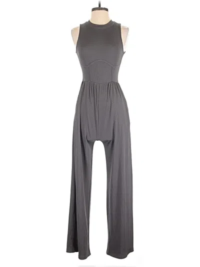 Pre-owned Cider Jumpsuit In Gray