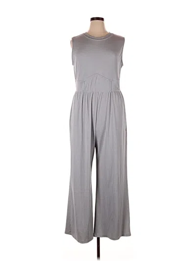Pre-owned Cider Jumpsuit In Gray