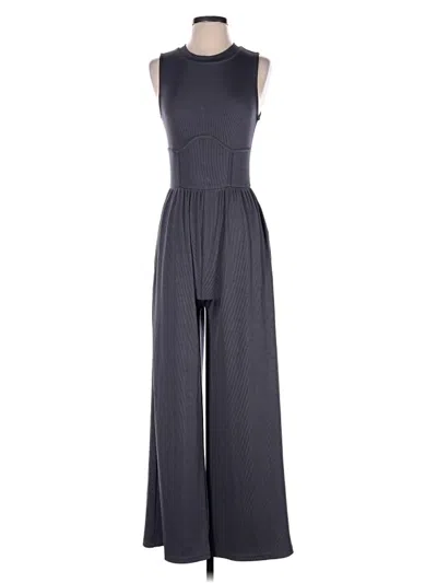 Pre-owned Cider Jumpsuit In Gray