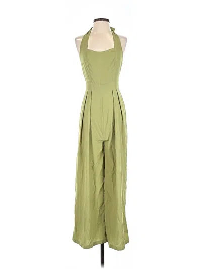 Pre-owned Cider Jumpsuit In Green