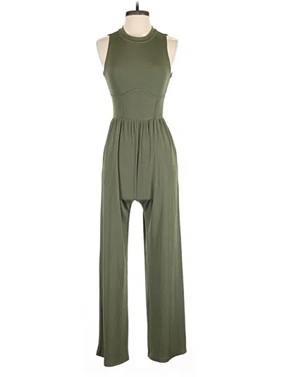 Pre-owned Cider Jumpsuit In Green