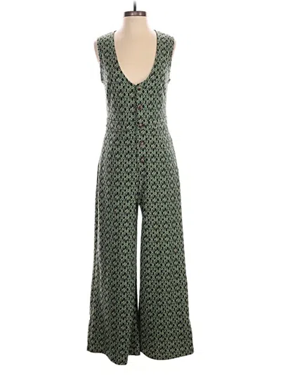Pre-owned Cider Jumpsuit In Green