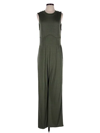 Pre-owned Cider Jumpsuit In Green