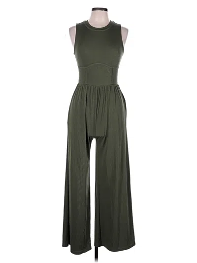 Pre-owned Cider Jumpsuit In Green